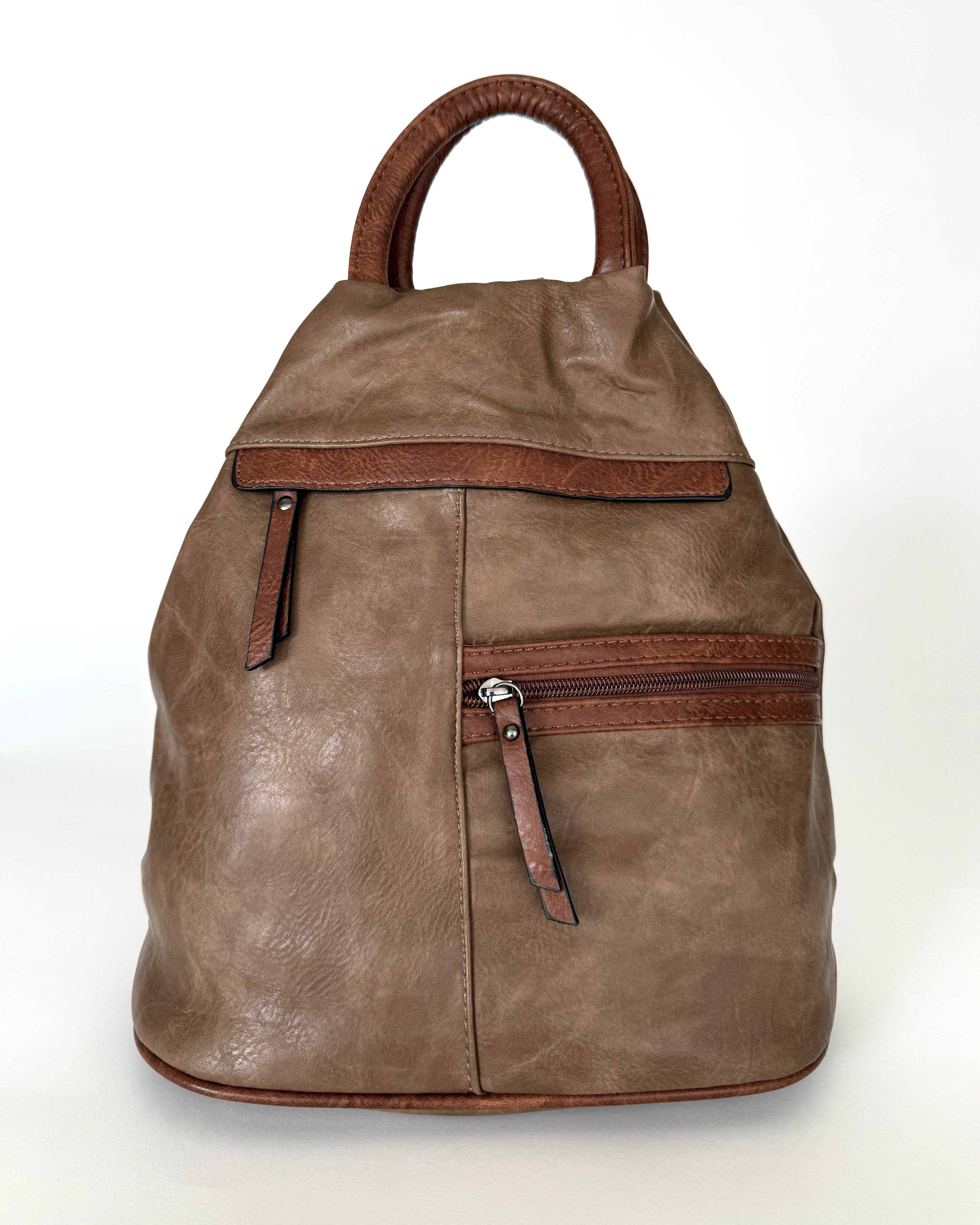 Πολυμορφική Τσάντα 3‑σε‑1 — Χειρός, Σακίδιο & Χιαστί (Faux Leather)