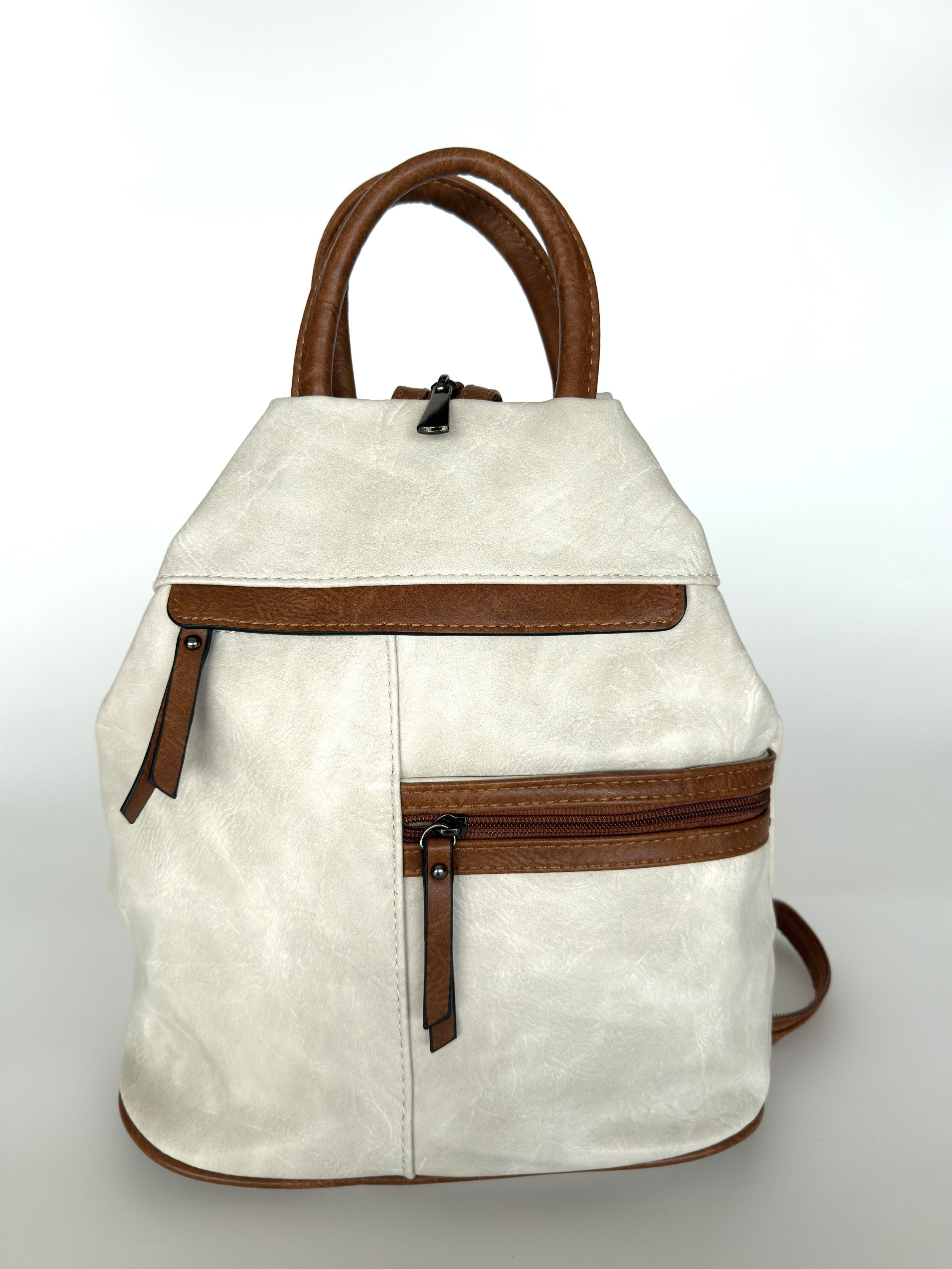 Πολυμορφική Τσάντα 3‑σε‑1 — Χειρός, Σακίδιο & Χιαστί (Faux Leather)