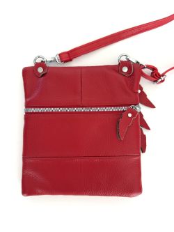 Βολικό κόκκινο τσαντάκι καθημερινό για όλες τις ώρες