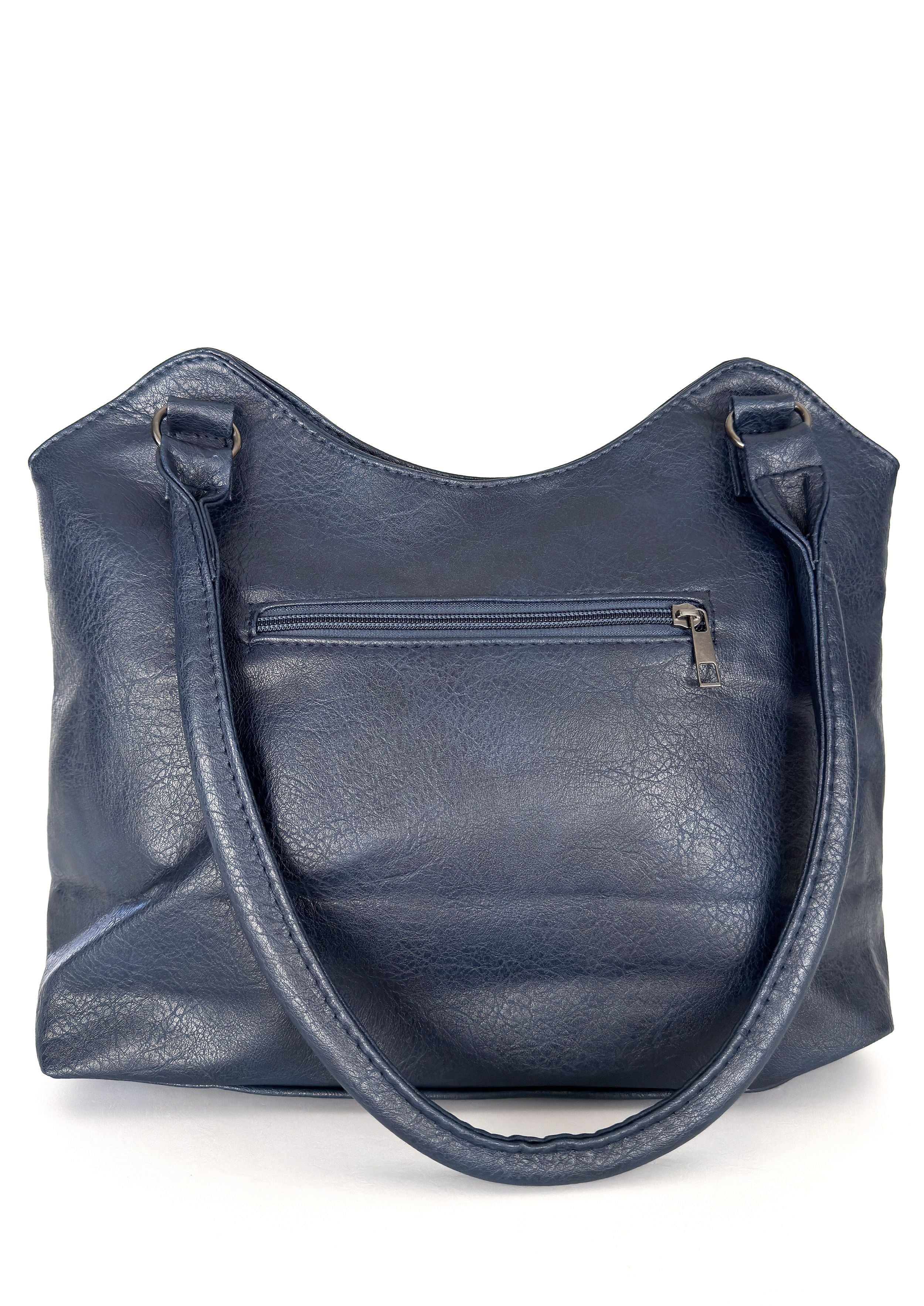 Κλασσική τσάντα ώμου με ανθεκτικά λουριά για κάθε μέρα